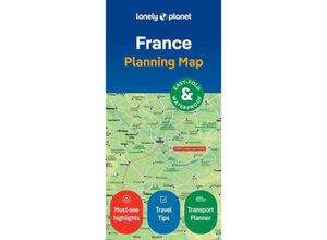 9781787015708 - France Planning Map Karte (im Sinne von Landkarte)