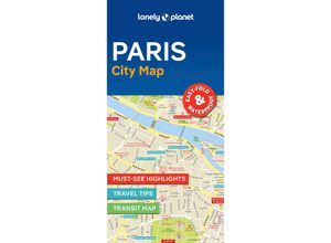 9781787016118 - Paris City Map Karte (im Sinne von Landkarte)