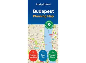 9781787016675 - Budapest City Map Karte (im Sinne von Landkarte)