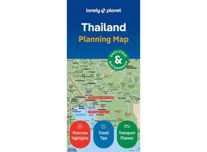 9781787017818 - Thailand Planning Map Karte (im Sinne von Landkarte)