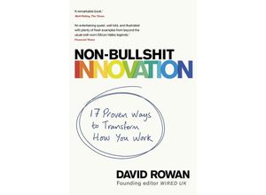 9781787633704 - Non-Bullshit Innovation - David Rowan Kartoniert (TB)