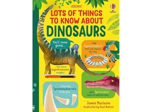 9781803700298 - Lots of Things to Know About Dinosaurs - James Maclaine Gebunden