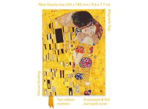 9781804177709 - Premium Notizbuch Quartformat Gustav Klimt Der Kuss