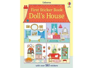 9781805077398 - First Sticker Book Dolls House - Abigail Wheatley Kartoniert (TB)