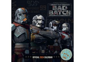 9781805270195 - Star Wars Kalender 2024 Bad Batch Offizieller Kalender 2024 Miniposter original englische Ausführung