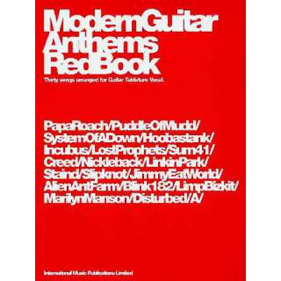 9781843282051 - Modern guitar anthems red book