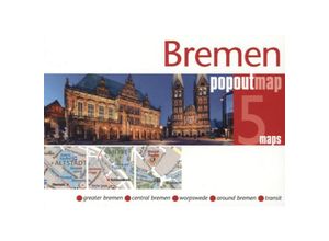 9781845879990 - PopOut Maps   Bremen PopOut Map 5 maps Karte (im Sinne von Landkarte)