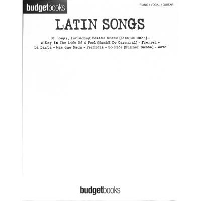 9781846091247 - Budget books - Latin songs