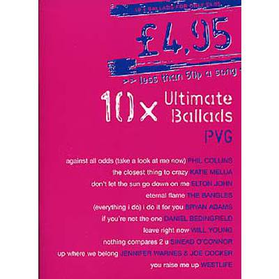 9781846095610 - 10x ultimate Ballads