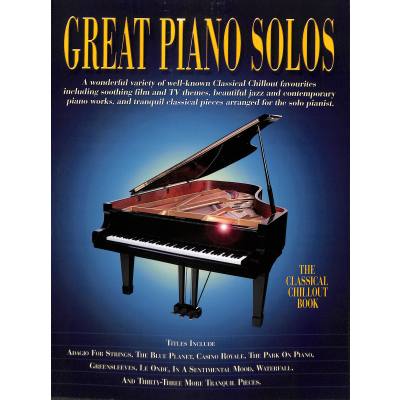 9781846099526 - Great piano solos - the classical chillout book