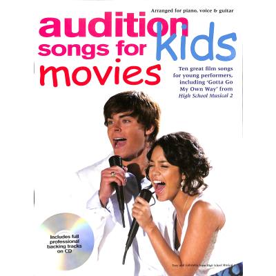 9781847722140 - Audition songs for kids - movies