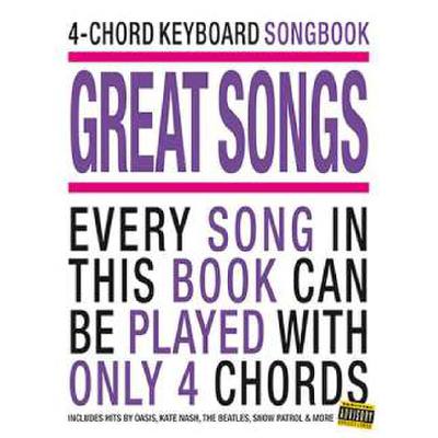 9781847726278 - 4 chord keyboard songbook - great songs