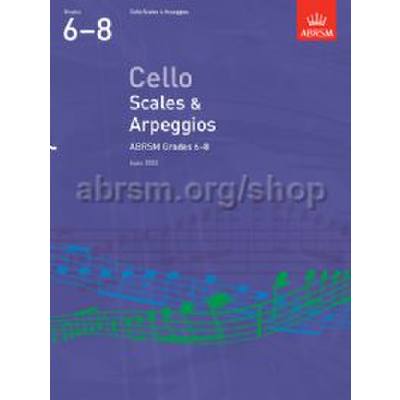 9781848493537 - Cello scales + arpeggios 6-8 from 2012