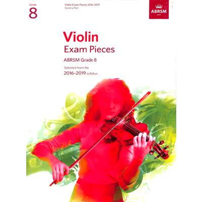 9781848497085 - Violin exam pieces 8 - 2016-2019