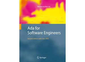 9781848823136 - Ada for Software Engineers - Mordechai Ben-Ari Kartoniert (TB)