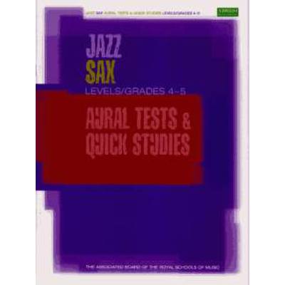 9781860963360 - Jazz sax aural tests + quick studies