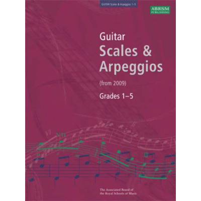 9781860967429 - Guitar scales + arpeggios grades 1-5 (from 2009)