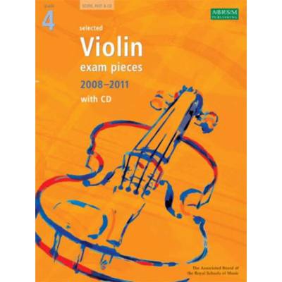 9781860968679 - Selected violin examination pieces 4 - 2008-2011