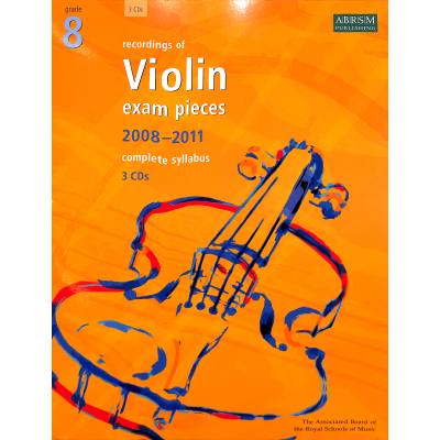 9781860968716 - Recordings of violin exam pieces grade 8 2008-2011