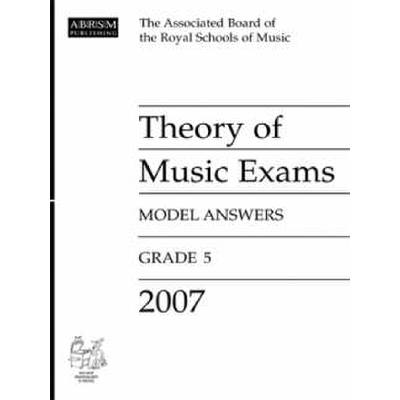 9781860968860 - THEORY OF MUSIC EXAMS - MODEL ANSWER 5 2007