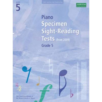 9781860969096 - Specimen sight reading tests 5 from 2009