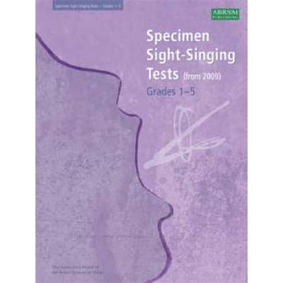 9781860969584 - Specimen sight singing tests grade 1-5 (from 2009)