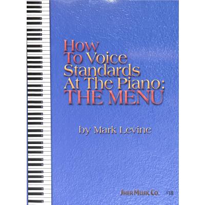 9781883217808 - How to voice standards at the piano - the menu