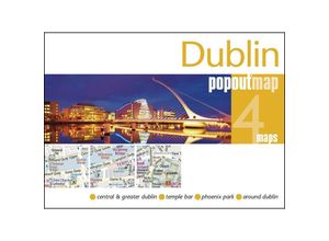 9781910218907 - Dublin Popout Map Karte (im Sinne von Landkarte)