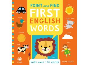 9781913918767 - Point and Find First English Words - Vicky Barker Pappband