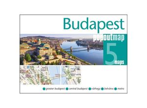 9781914515699 - Budapest Double - PopOut Maps Karte (im Sinne von Landkarte)