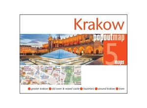 9781914515729 - Krakow Double - PopOut Maps Karte (im Sinne von Landkarte)