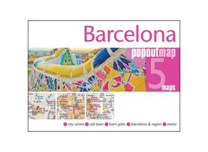 9781914515781 - Barcelona Double - PopOut Maps Karte (im Sinne von Landkarte)