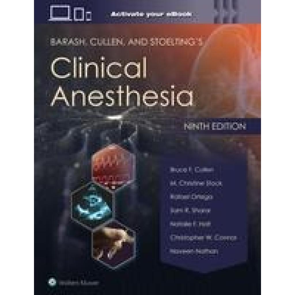 9781975199074 - Barash Cullen and Stoeltings Clinical Anesthesia Print + eBook with Multimedia