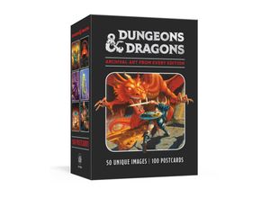 9781984824622 - Dungeons & Dragons   Dungeons & Dragons 100 Postcards Archival Art from Every Edition - Official Dungeons & Dragons Licensed