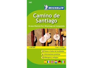 9782067148055 - Michelin Camino de Santiago Karte (im Sinne von Landkarte)