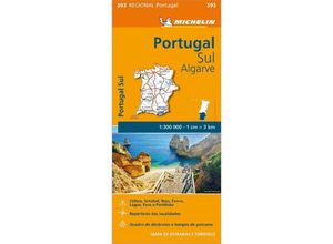 9782067184770 - Michelin Portugal Süd Karte (im Sinne von Landkarte)