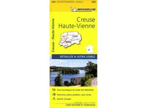 9782067202276 - Creuse Haute-Vienne (Limousin) Michelin Local Map 325 Karte (im Sinne von Landkarte)