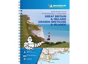 9782067235861 - MICHELIN Atlanten   Great Britain & Ireland - Michelin Atlas A4 Spirale Karte (im Sinne von Landkarte)