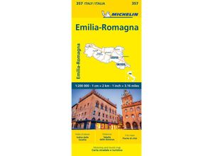 9782067258952 - Michelin Emilia Romagna Karte (im Sinne von Landkarte)