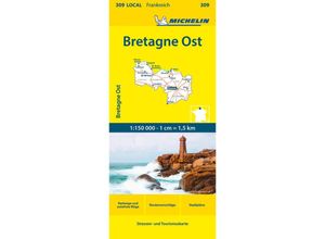 9782067259478 - Michelin Bretagne Ost Karte (im Sinne von Landkarte)