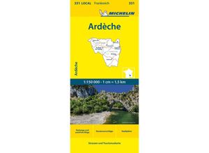 9782067259485 - Michelin Ardeche-Haute Loire Karte (im Sinne von Landkarte)