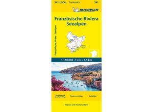 9782067259492 - Michelin Französische Riviera - Seealpen Karte (im Sinne von Landkarte)