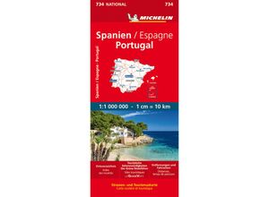 9782067259607 - Michelin Spanien   Portugal Karte (im Sinne von Landkarte)