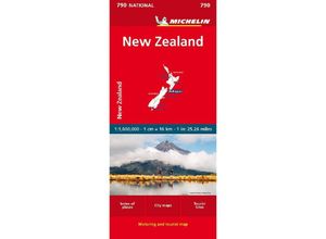 9782067259850 - Michelin Neuseeland Karte (im Sinne von Landkarte)