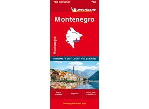 9782067259911 - Michelin Montenegro Karte (im Sinne von Landkarte)