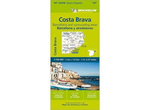 9782067262669 - Michelin Costa Brava Barcelona und Umgebung Karte (im Sinne von Landkarte)