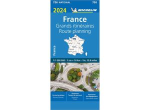 9782067262775 - Michelin Frankreich Fernrouten 2024 Karte (im Sinne von Landkarte)