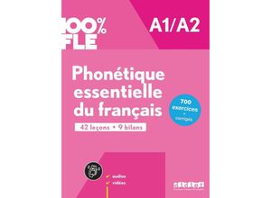 9782278109227 - 100% FLE A1 A2 Phonétique essentielle du français - Übungsbuch mit didierfleapp Kartoniert (TB)