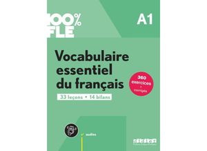 9782278109272 - 100% FLE A1 Vocabulaire essentiel du français - Übungsbuch mit didierfleapp Kartoniert (TB)