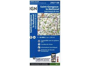 9782758535638 - IGN Karte Serie Bleue St Gengoux le National Karte (im Sinne von Landkarte)